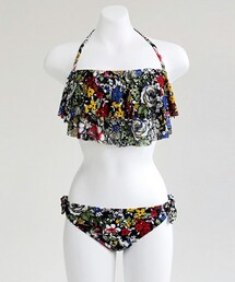 DHOLIC | フラワーティアードフリルビキニ(水着)