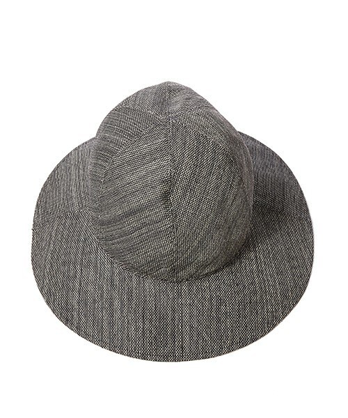 KIJIMA TAKAYUKI（キジマ　タカユキ）の「KIJIMA TAKAYUKI 6パネルペーパーハット（ハット・メンズ・ブラック/ダークグレー/ブルー・2/3）」の8枚目の写真