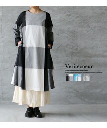 Veritecoeur | Veritecoeur（ヴェリテクール） VC-1280 ビッグチェックOP(ワンピース)