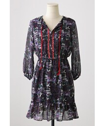 imvely | フラワーギャザーワンピース(ワンピース)