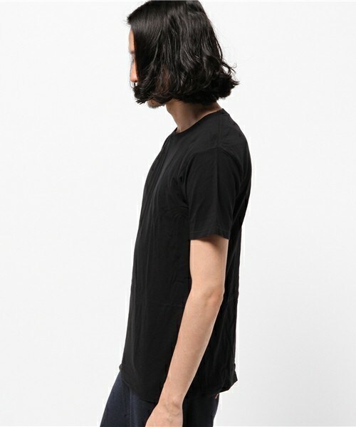 HANES（ヘインズ）の「HANES 2P クルーネックTシャツ（Tシャツ/カットソー・メンズ・ブラック・L/M）」の3枚目の写真