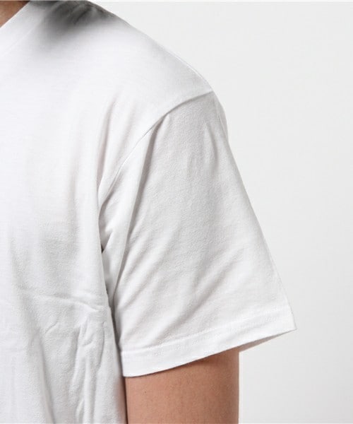 HANES（ヘインズ）の「HANES 2P クルーネックTシャツ（Tシャツ/カットソー・メンズ・ホワイト・M/L）」の6枚目の写真