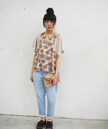 FRAPBOIS | ウッドペインＴ(Tシャツ/カットソー)