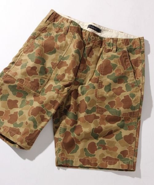 RAGEBLUE（レイジブルー）の「カモフラベーカーショーツ（パンツ・オリーブ系(ポケット無地)/ライトブラウン系/オリーブ系・M/L/XL）」の2枚目の写真