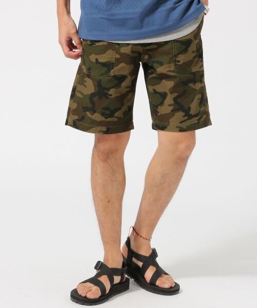 RAGEBLUE（レイジブルー）の「カモフラベーカーショーツ（パンツ・オリーブ系(ポケット無地)/ライトブラウン系/オリーブ系・M/L/XL）」の13枚目の写真