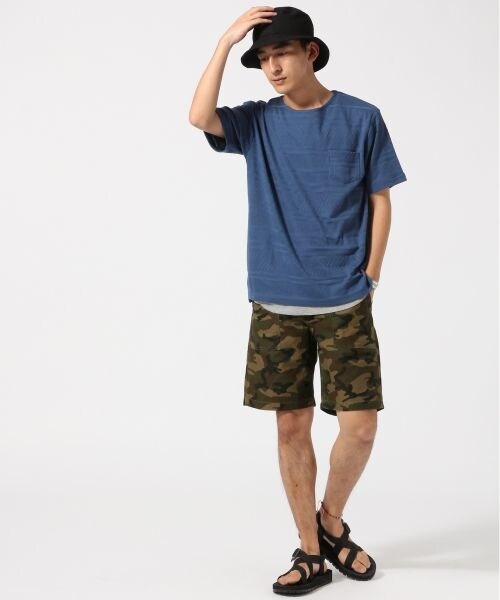 RAGEBLUE（レイジブルー）の「カモフラベーカーショーツ（パンツ・オリーブ系(ポケット無地)/ライトブラウン系/オリーブ系・M/L/XL）」の16枚目の写真