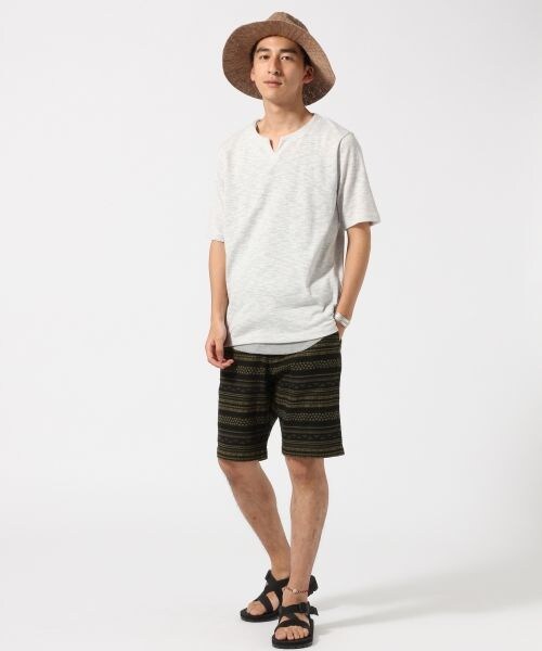 RAGEBLUE（レイジブルー）の「ネイティブ柄ショーツ（パンツ・グレー系/オリーブ系/ネイビー系・M/L）」の15枚目の写真