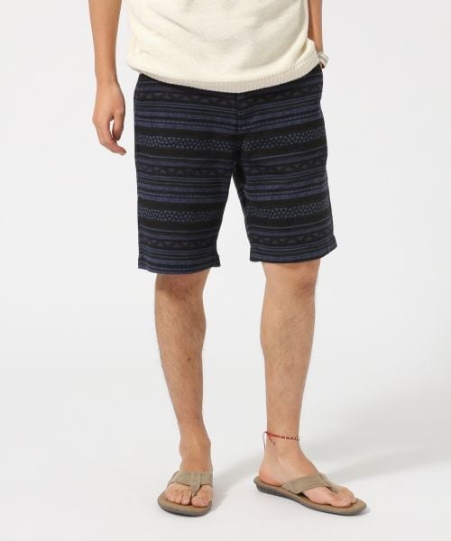 RAGEBLUE（レイジブルー）の「ネイティブ柄ショーツ（パンツ・グレー系/オリーブ系/ネイビー系・M/L）」の4枚目の写真