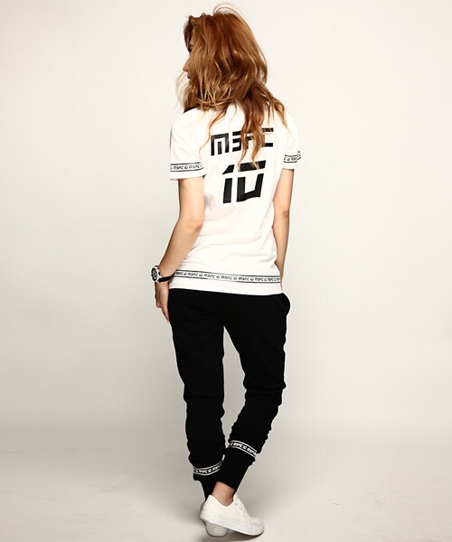 Moery Sport(モエリースポーツ)の「モエリースポーツ MSFC Tシャツ レディース(Tシャツ/カットソー・レディース・ブラック/ホワイト・XS/S/M/L)」の6枚目の写真