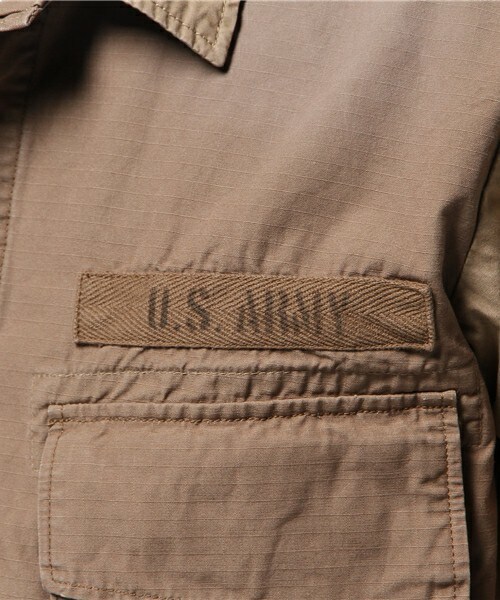 Johnbull Private labo（ジョンブルプライベートラボ）の「コンビネーションファティーグシャツ（シャツ/ブラウス・メンズ・カーキ/オリーブ・SMALL/MEDIUM/LARGE）」の9枚目の写真