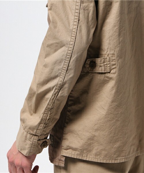 Johnbull Private labo（ジョンブルプライベートラボ）の「コンビネーションファティーグシャツ（シャツ/ブラウス・メンズ・カーキ/オリーブ・SMALL/MEDIUM/LARGE）」の7枚目の写真