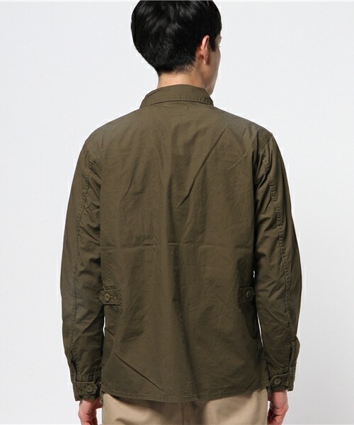 Johnbull Private labo（ジョンブルプライベートラボ）の「コンビネーションファティーグシャツ（シャツ/ブラウス・メンズ・カーキ/オリーブ・SMALL/MEDIUM/LARGE）」の13枚目の写真