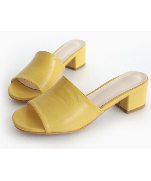 DHOLIC(ディーホリック)の「6COLORSオープントゥミュール(サンダル・レディース・ホワイト/ブラック/ライム/グレー/ライトオレンジ/ライトブルー・230/235/240/245/250)」の5枚目の写真