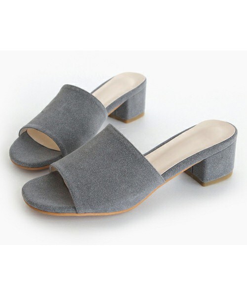 DHOLIC(ディーホリック)の「6COLORSオープントゥミュール(サンダル・レディース・ホワイト/ブラック/ライム/グレー/ライトオレンジ/ライトブルー・230/235/240/245/250)」の3枚目の写真