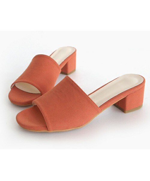 DHOLIC(ディーホリック)の「6COLORSオープントゥミュール(サンダル・レディース・ホワイト/ブラック/ライム/グレー/ライトオレンジ/ライトブルー・230/235/240/245/250)」の6枚目の写真