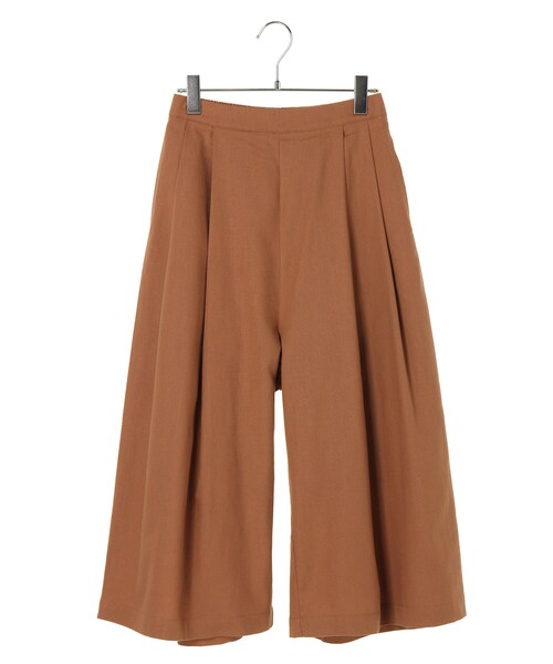 earth music&ecology(アースミュージックアンドエコロジー)の「【Special Price】ミディアム丈スカーチョ(パンツ・オフホワイト/キャメル/ネイビー・F)」の2枚目の写真