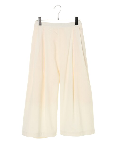 earth music&ecology(アースミュージックアンドエコロジー)の「【Special Price】ミディアム丈スカーチョ(パンツ・オフホワイト/キャメル/ネイビー・F)」の1枚目の写真