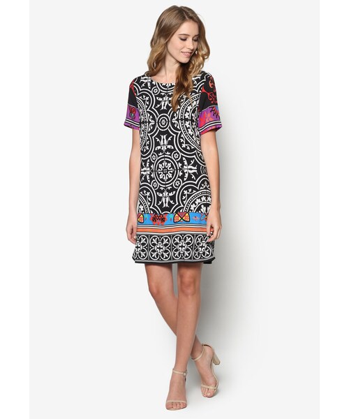 Desigual(デシグアル)の「Short Sleeve Woven Dress(その他・Multi・36/38/40/42/44)」の4枚目の写真