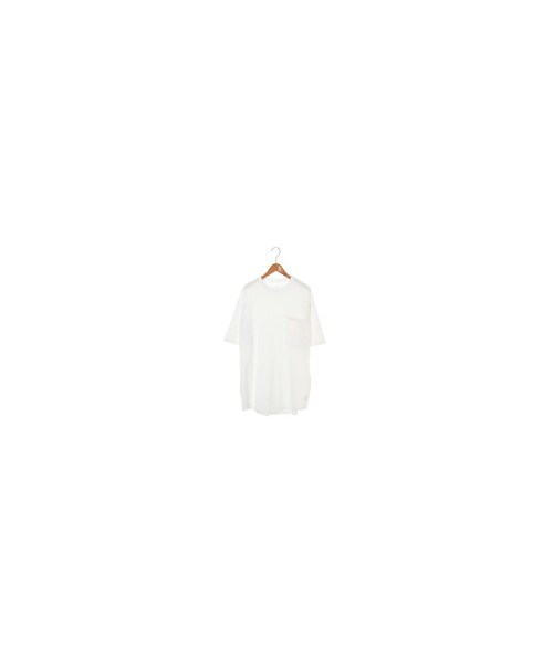 SEVENDAYS=SUNDAY(セブンデイズサンデイ)の「【Special Price】■Men's SUPER THANKS スーパーサンクス メッシュポケット ビッグTシャツ(トップス・ホワイト/ブラック/ベージュ・S/M)」の1枚目の写真
