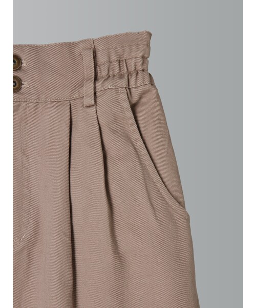 E hyphen world gallery(イーハイフンワールドギャラリー)の「バッグリボンタイトスカート(スカート・オフホワイト/ブラック/グレーベージュ/カーキ・F)」の8枚目の写真