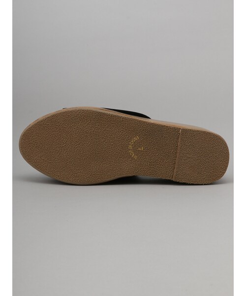 E hyphen world gallery（イーハイフンワールドギャラリー）の「スエード厚底スリッパ（シューズ・ブラック/ベージュ・S/M/L）」の7枚目の写真