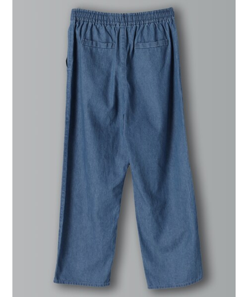 E hyphen world gallery(イーハイフンワールドギャラリー)の「デニムイージーパンツ(パンツ・インディゴ/ライトインディゴ・F)」の4枚目の写真