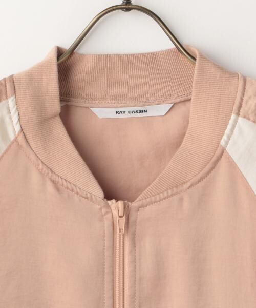 RAY CASSIN（レイカズン）の「ヴィンテージサテンスカジャン（ジャケット/アウター・レディース・ブラック/カーキ/ピンク・FREE）」の5枚目の写真