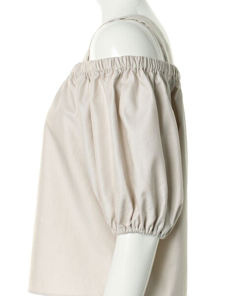 31 Sons de mode（トランテアン　ソン　ドゥ　モード）の「オフショルダーパンツセットアップ《予約アイテム》（オールインワン・サロペット・レディース・カーキ/ネイビー/ベージュ・36/38）」の12枚目の写真