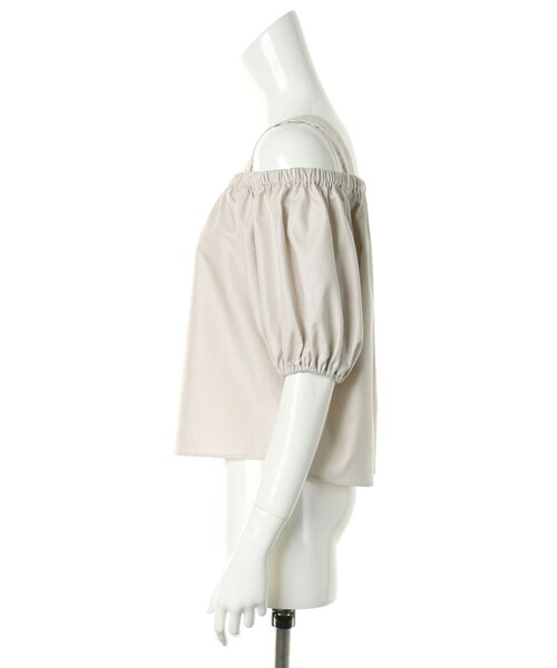 31 Sons de mode（トランテアン　ソン　ドゥ　モード）の「オフショルダーパンツセットアップ《予約アイテム》（オールインワン・サロペット・レディース・カーキ/ネイビー/ベージュ・36/38）」の6枚目の写真