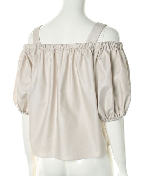 31 Sons de mode（トランテアン　ソン　ドゥ　モード）の「オフショルダーパンツセットアップ《予約アイテム》（オールインワン・サロペット・レディース・カーキ/ネイビー/ベージュ・36/38）」の11枚目の写真