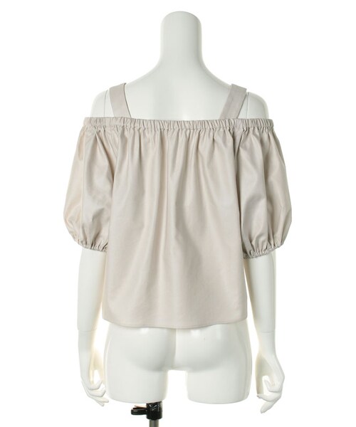 31 Sons de mode（トランテアン　ソン　ドゥ　モード）の「オフショルダーパンツセットアップ《予約アイテム》（オールインワン・サロペット・レディース・カーキ/ネイビー/ベージュ・36/38）」の7枚目の写真