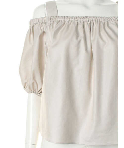 31 Sons de mode（トランテアン　ソン　ドゥ　モード）の「オフショルダーパンツセットアップ《予約アイテム》（オールインワン・サロペット・レディース・カーキ/ネイビー/ベージュ・36/38）」の10枚目の写真