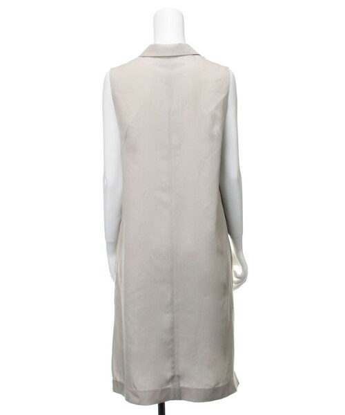 31 Sons de mode（トランテアン　ソン　ドゥ　モード）の「ノースリーブチェスタージャケット（ジャケット/アウター・レディース・ベージュ/ピンク・36/38）」の6枚目の写真