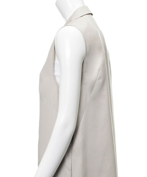 31 Sons de mode（トランテアン　ソン　ドゥ　モード）の「ノースリーブチェスタージャケット（ジャケット/アウター・レディース・ベージュ/ピンク・36/38）」の8枚目の写真