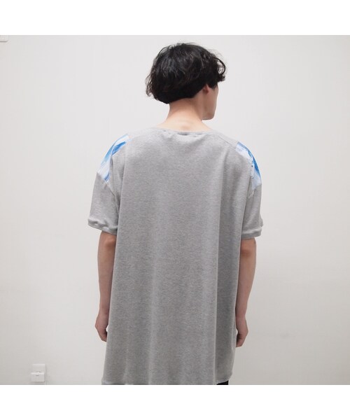 NICK NEEDLES（ニックニードルズ）の「NICK NEEDLES BLUE ART T  GRAY（Tシャツ/カットソー・その他）」の7枚目の写真