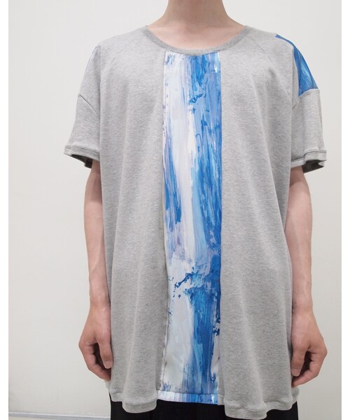 NICK NEEDLES（ニックニードルズ）の「NICK NEEDLES BLUE ART T  GRAY（Tシャツ/カットソー・その他）」の8枚目の写真