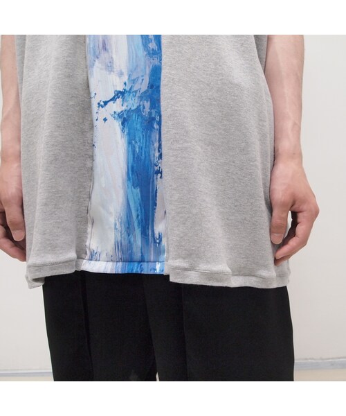 NICK NEEDLES（ニックニードルズ）の「NICK NEEDLES BLUE ART T  GRAY（Tシャツ/カットソー・その他）」の12枚目の写真