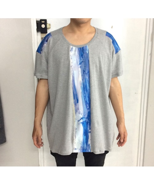 NICK NEEDLES（ニックニードルズ）の「NICK NEEDLES BLUE ART T  GRAY（Tシャツ/カットソー・その他）」の9枚目の写真