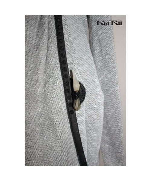 KMRii（ケムリ）の「KMRii (ケムリ)ロングカーデ RAIYON LINEN