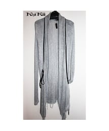 KMRii（ケムリ）の「KMRii (ケムリ)ロングカーデ RAIYON LINEN CD/LS