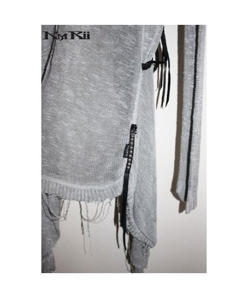 KMRii（ケムリ）の「KMRii (ケムリ)ロングカーデ RAIYON LINEN CD/LS