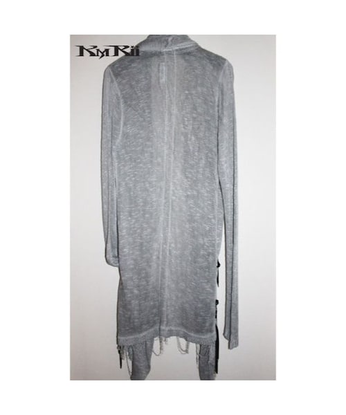 KMRii（ケムリ）の「KMRii (ケムリ)ロングカーデ RAIYON LINEN CD/LS