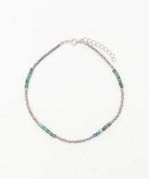 FREDY&GLOSTER | ガンメタターコイズ アンクレット(アンクレット)