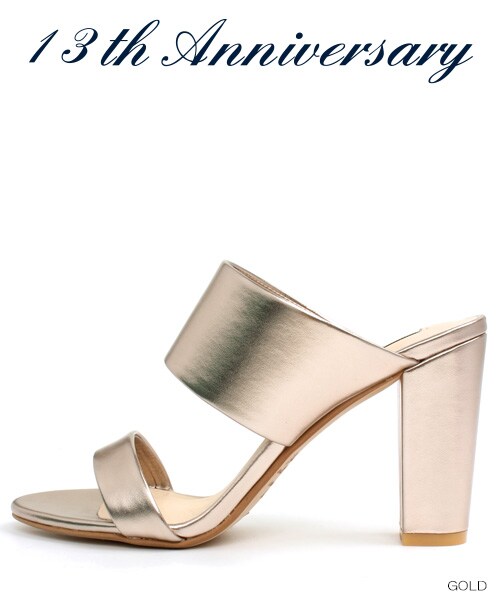 RANDA（ランダ）の「ノベルティ対象商品 【2016SS新作】-RANDA 13th anniversary- Double strap sandals（シューズ・レディース・ブルー/クリーム/ブラック/ゴールド/キャメル/オレンジ/イエロー・S/M/L）」の4枚目の写真