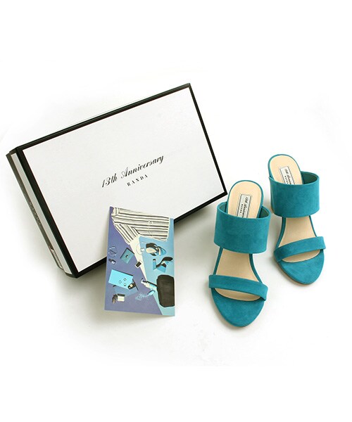 RANDA（ランダ）の「ノベルティ対象商品 【2016SS新作】-RANDA 13th anniversary- Double strap sandals（シューズ・レディース・ブルー/クリーム/ブラック/ゴールド/キャメル/オレンジ/イエロー・S/M/L）」の14枚目の写真