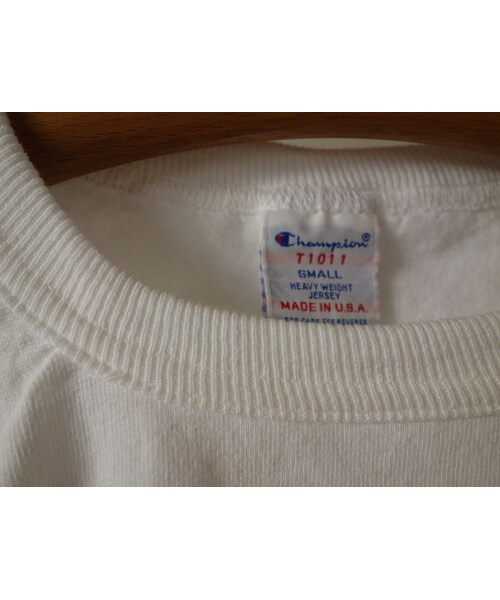 Champion（チャンピオン）の「【完売御礼】Champion チャンピオン T1011 RAGLAN 3/4 SLEEVE TEE ラグラン 七分袖Tシャツ WHT ホワイト MADE IN USA  アメリカ製（Tシャツ/カットソー・メンズ・その他）」の13枚目の写真