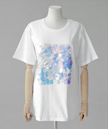 DHOLIC | バブルテイストディテールTシャツ(Tシャツ/カットソー)