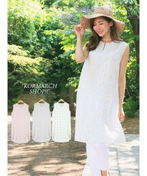 KORMARCH | エスニック柄入り夏ワンピース(シャツ/ブラウス)