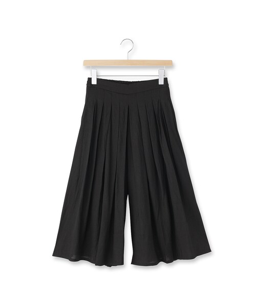 OZOC（オゾック）の「タックプリーツスカーチョパンツ（パンツ・レディース・ライトベージュ/オフホワイト/ブラック・その他）」の3枚目の写真