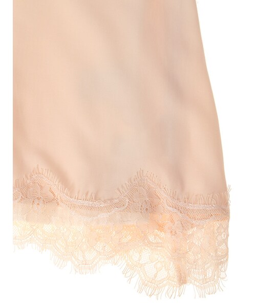 w closet（ダブルクローゼット）の「サテンレースキャミ×インナーセット（トップス・レディース・エクリュ/ピンク/ブラック・FREE）」の9枚目の写真